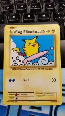 Surfing Pikachu  111/108  (Secret Rare) Ultra Rare XY Evolutions nm
