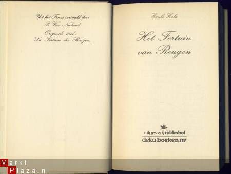 EMILE ZOLA**HET FORTUIN VAN ROUGON**FRIS-WITTE HARDCOVER - 5