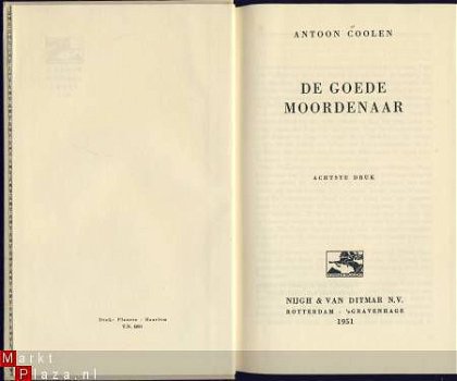 ANTOON COOLEN**DE GOEDE MOORDENAAR**NIMMER DRALEND NR.1** - 3