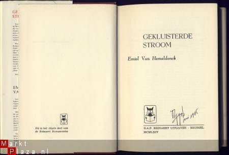 EMIEL VAN HEMELDONCK**GEKLUISTERDE STROOM**REINAERT HARDCOVE - 4