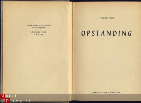 LEO TOLSTOI**OPSTANDING**CLIMAX HARDCOVER - 2