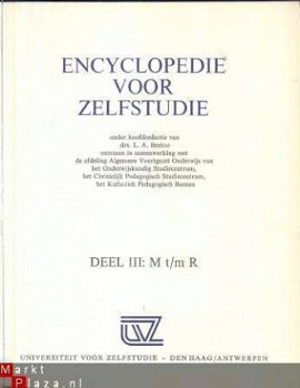 ENCYCLOPEDIE VOOR ZELFSTUDIE**DEEL III : M t/m R **DEN HAAG - 1