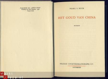 PEARL S. BUCK**HET GOUD VAN CHINA**LINNEN HELICON - 2