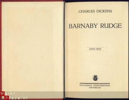 CHARLES DICKENS**BARNABY RUDGE**HOLLANDSCH UITGEVERS - 2