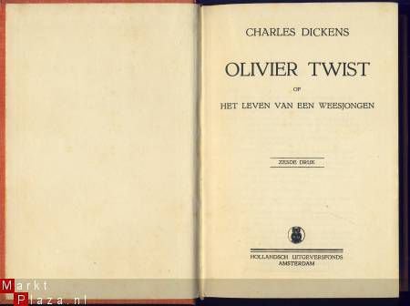 CHARLES DICKENS**OLIVIER TWIST **HOLLANDSCH UITGEVERSFONDS - 2