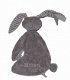 Knuffel konijn grijs met geborduurde naam - 2 - Thumbnail