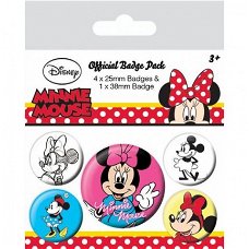 Buttons Minnie Mouse bij Stichting Superwens!