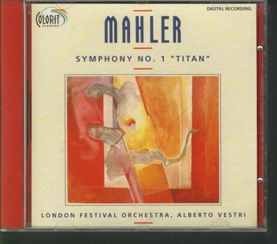 CD - Mahler - Symphony no.1 - Alberto Vestri - 1