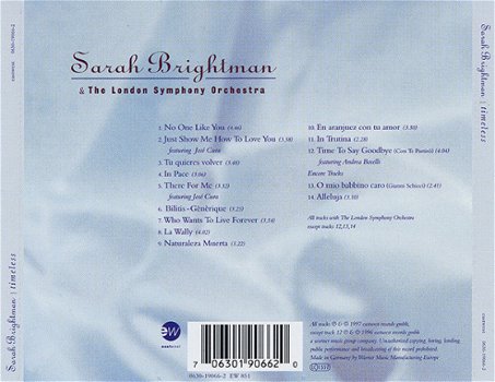 CD - Sarah Brightman - 2