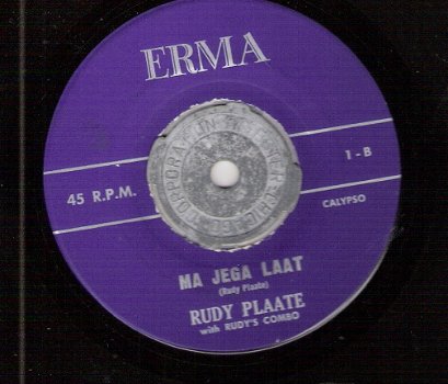 Rudy Plaate - Calypso-Merengue Curacao vinyl single - 1