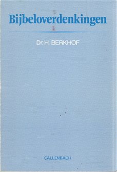 H. Berkhof; Bijbeloverdenkingen