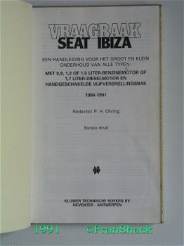 [1991] Vraagbaak Seat Ibiza 1984-1991, Olving, Kluwer. - 2