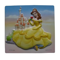 Disney magneet Belle en kasteel bij Stichting Superwens!