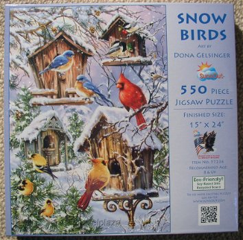 SunsOut - Snow Birds - 550 Stukjes Nieuw - 2