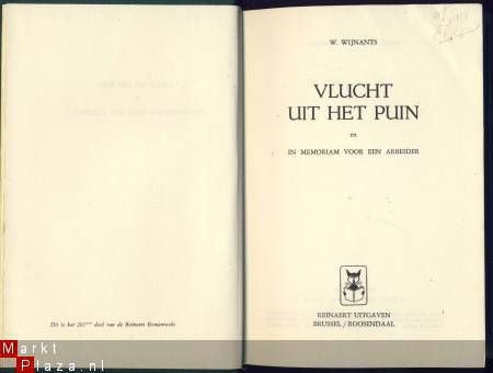 W. WIJNANTS**1.VLUCHT UIT HET PUIN+2.IN MEMO VOOR EEN ARBEID - 2