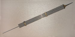 Bovenstuk van een comtoise harp- of banjoslinger