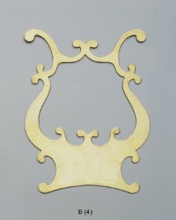 Comtoise = onderdeel voor harpslinger = harp