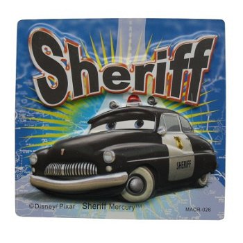 Disney magneet Cars Sheriff bij Stichting Superwens! - 1