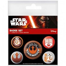 Buttons Star Wars Episode VII Resistance bij Stichting Superwens!