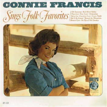 LP - Connie Francis - Sings Folk Favorites - 1