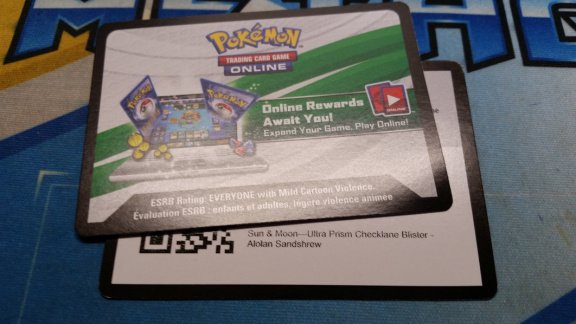 Ultra Prism Alolan Sandshrew Checklane Blister Code Kaart (Pokemon TCGO) - 1