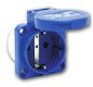 Inbouw randaarde contactdoos blauw 230V 16A IP54 - 0 - Thumbnail