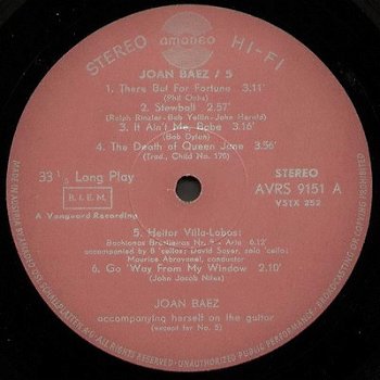 LP - Joan Baez 5 - 3