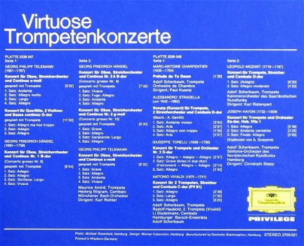 LP - Virtuose Trompeten konzerte - Maurice André - 1