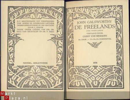 JOHN GALSWORTHY**DE FREELANDS*THE FREELANDS**WERELDBIBLIOTHE - 2