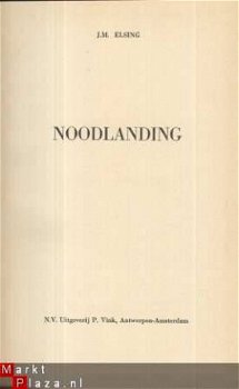 J.M. ELSING**NOODLANDING**N.V. UITGEVERIJ P. VINK.ANTWERPEN - 2