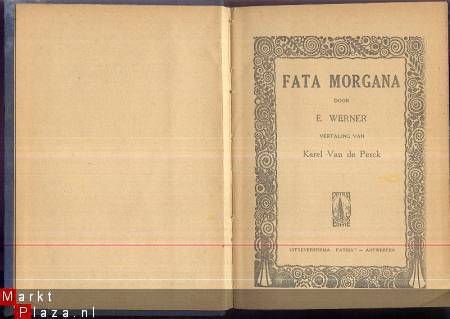 E. WERNER**FATA MORGANA**KAREL VAN DE PERCK*PATRIA ANTWERPEN - 2