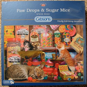 Gibsons - Paw Drops & Sugar Mice - 1000 Stukjes Nieuw - 2