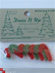 dress it up glitter candy canes