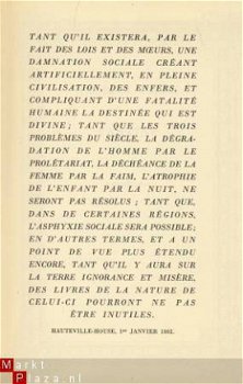 VICTOR HUGO**LE MISERABLES**RELIURE SOLIDE EN LIN - 3