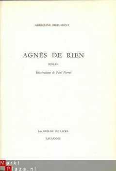 GERMAINE BEAUMONT**AGNES DE RIEN**LA GUILDE DU LIVRE** - 2