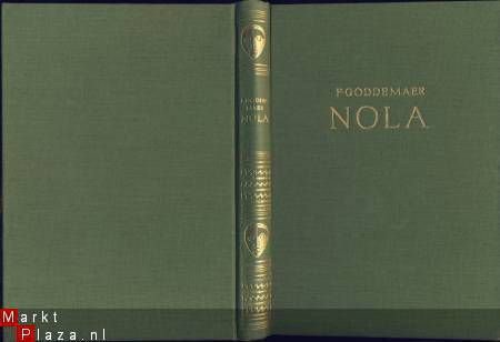 F. GODDEMAER**NOLA**KONGO-ROMAN**HARDCOVER MANTEAU BOEKBAND - 1