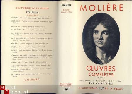 MOLIERE**OEUVRES COMPLETES**TOME I+ TOME II** NRF PLEIADE - 1