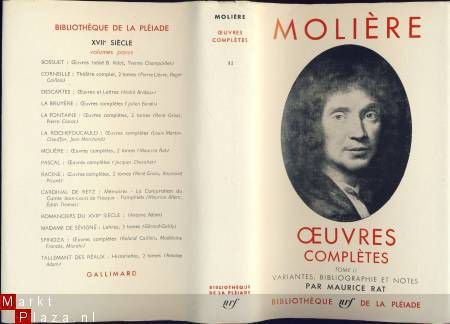 MOLIERE**OEUVRES COMPLETES**TOME I+ TOME II** NRF PLEIADE - 7