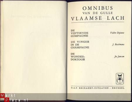 OMNIBUS GULLE VLAAMSE LACH**DEPAUW+BOSCHMANS+JANSSEN*PAARSE - 2