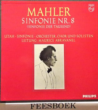 LP - MAHLER Sinfonie nr.8 - Maurice Abravanel - 0