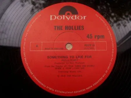 THE HOLLIES SOMETHING TO LIVE FOR - Afbeelding 2