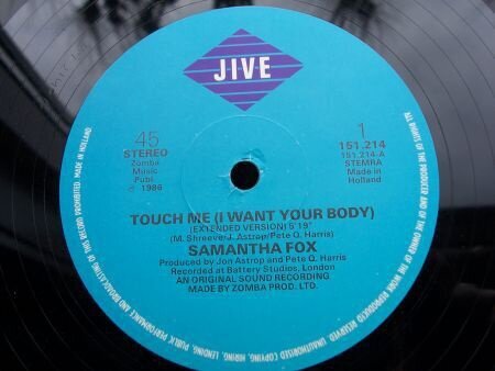 samantha fox touch me - Afbeelding 2
