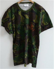 Shirt, Woodland Camouflage, Koninklijke Landmacht maat: 8595-9505, jaren'90.(Nr.1)