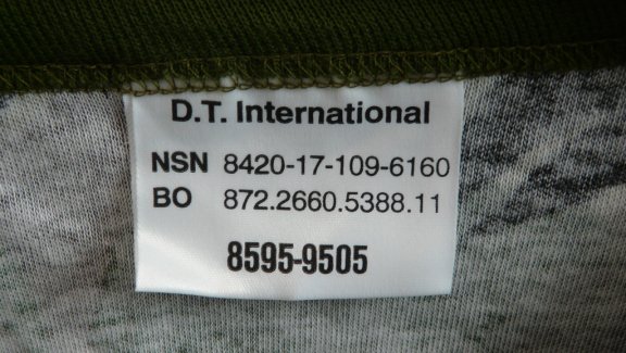 Shirt, Woodland Camouflage, Koninklijke Landmacht maat: 8595-9505, jaren'90.(Nr.1) - 4