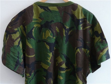 Shirt, Woodland Camouflage, Koninklijke Landmacht maat: 8595-9505, jaren'90.(Nr.1) - 7