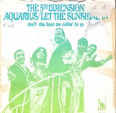 5th Dimension - Aquarius _ Let the Sunshine In Medley -1969 vinylsingle