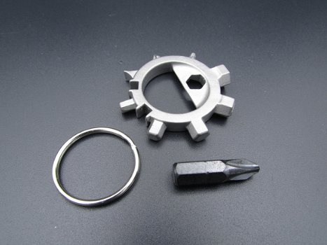 EDC gear - Multitool ring zilverkleurig - 1