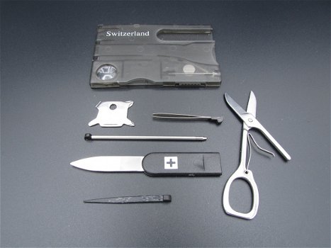 OOTDTY - Switserland, credit card multitool - 2