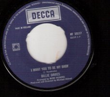 Billie Davis - I Want You To Be My Baby-1968-vinylsingle