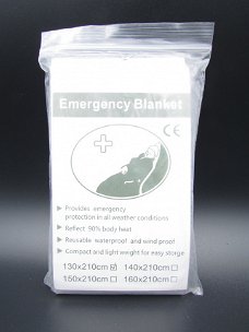 Doolland - Emergency Blanket - foliedeken, 130 x 210cm